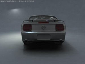 ford mustang gt v8 Model 3D