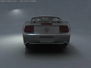 ford mustang gt v8 3D Model
