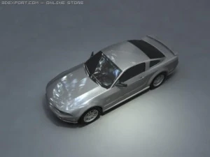 ford mustang gt v8 3D Model