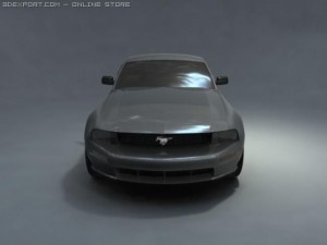 ford mustang gt v8 Model 3D