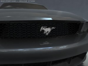 ford mustang gt v8 Model 3D