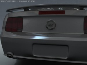 ford mustang gt v8 Model 3D