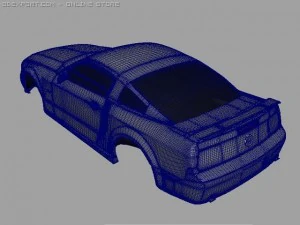 ford mustang gt v8 3D Model