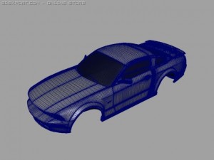 ford mustang gt v8 Model 3D