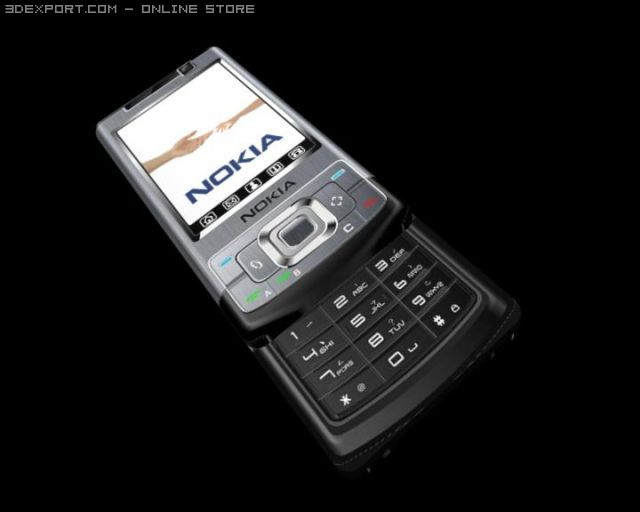 3d model nokia 6300 cell phone