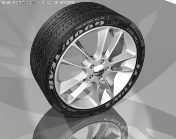 lucad wheel 3Dモデル .c4d .max .obj .3ds .fbx .stl .blend 
