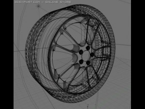 lucad wheel 3Dモデル