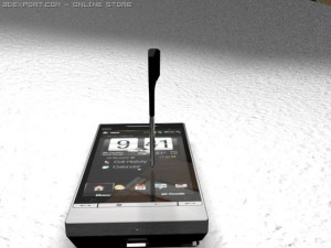 htc touch diamond 2 topaz Modèle 3D