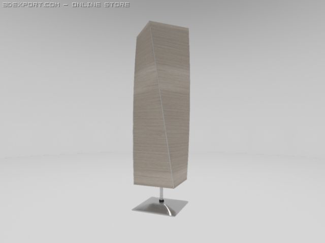 twisty floor lamp Model 3D .c4d .max .obj .3ds .fbx .stl .blend 