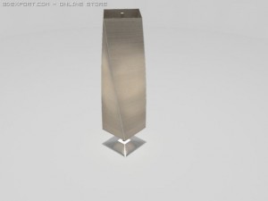 twisty floor lamp Model 3D