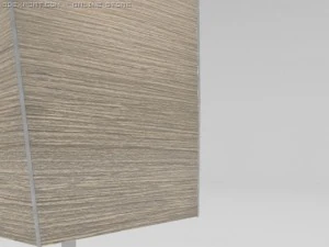 kręcona lampa podłogowa Model 3D