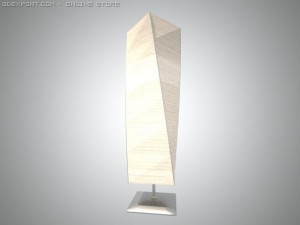 twisty floor lamp Model 3D