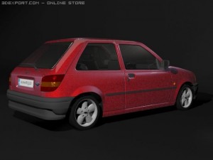 Fiesta mark3 Modelo 3D