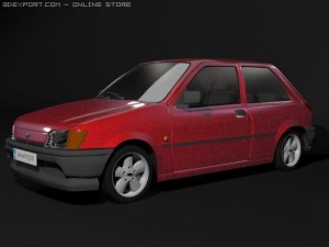 Fiesta mark3 Modelo 3D