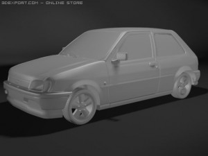 Fiesta mark3 Modelo 3D