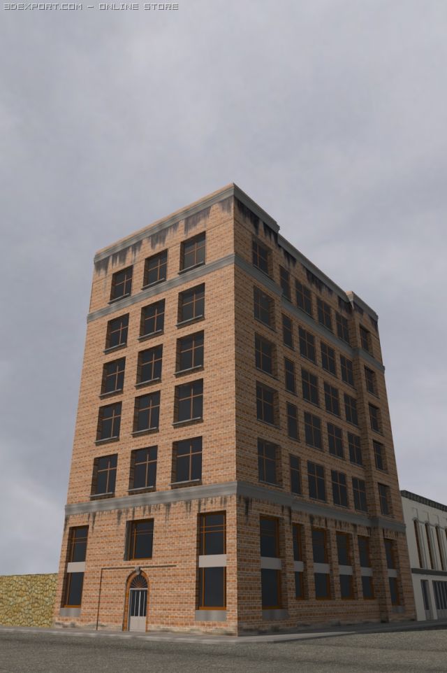 post office 3D 모델 .c4d .max .obj .3ds .fbx .stl .blend 