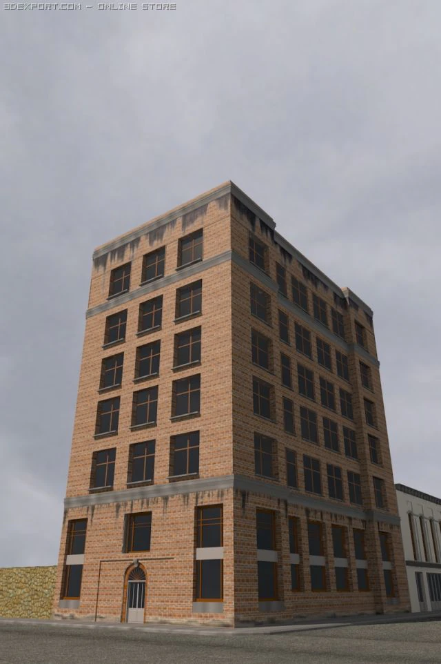 post office 3D Model .c4d .max .obj .3ds .fbx .stl .blend 