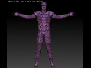 einfacher Soldat 3D Modell