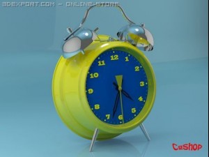 alarm clock Model 3D