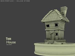 toon house 3D Model