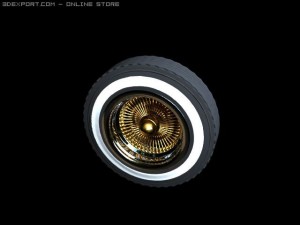 lowrider wheel 3Dモデル