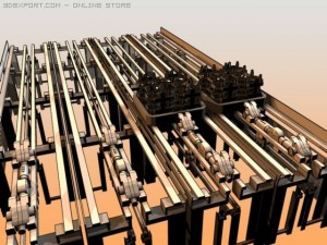 construction 3D मॉडल