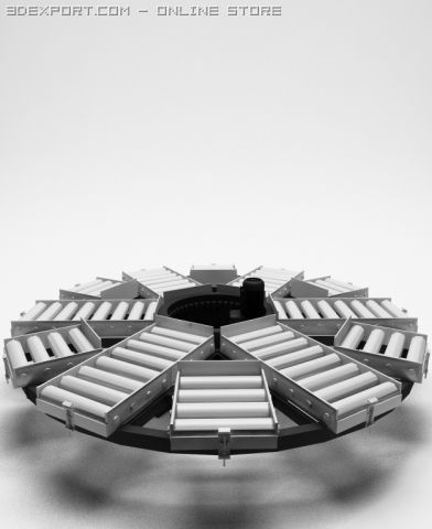 carousel 3D Model .c4d .max .obj .3ds .fbx .stl .blend 