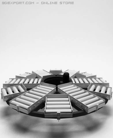 carousel 3D Model .c4d .max .obj .3ds .fbx .stl .blend 