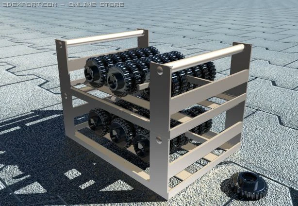 box 3 3D Model .c4d .max .obj .3ds .fbx .stl .blend 