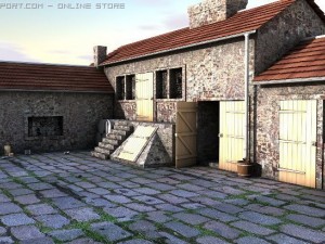 old industrial 3D-Modell