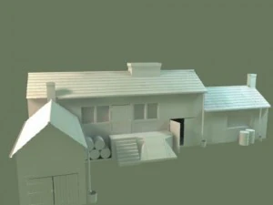 old industrial 3D Model