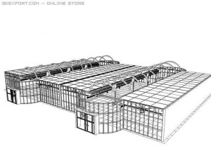 hall 5 3D 模型