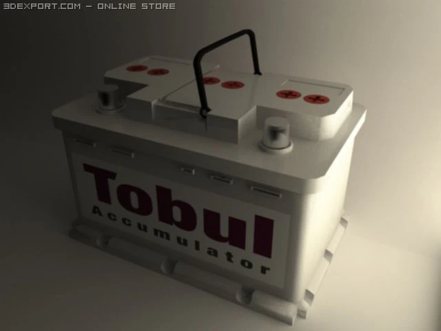 accumulator 3D Model .c4d .max .obj .3ds .fbx .stl .blend
