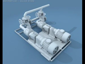 pompe Modèle 3D