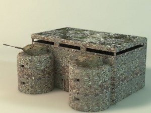 bunkers 3D Модель