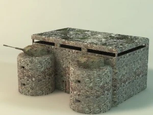 bunkers 3D Model