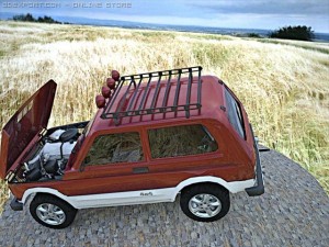 2xlada niva 3D 模型