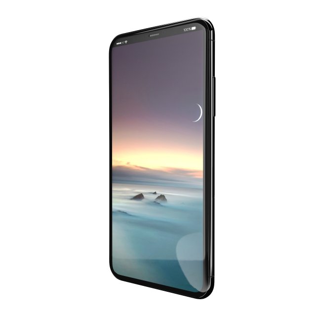 apple iphone x 3D 模型 .c4d .max .obj .3ds .fbx .stl .blend 