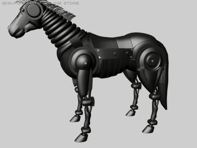 ironhorse 3D Model .c4d .max .obj .3ds .fbx .stl .blend 
