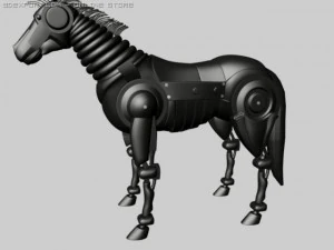鉄馬 3Dモデル