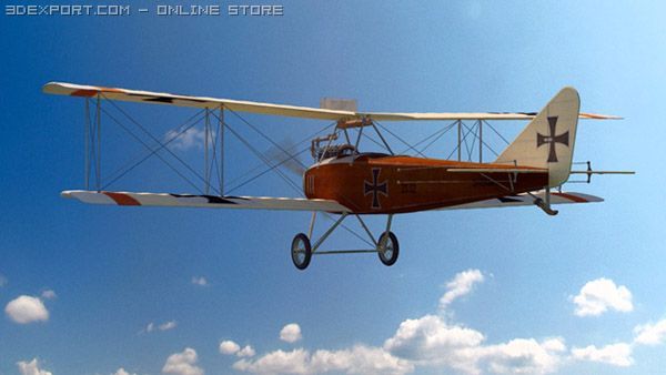 albatros Modelo 3D .c4d .max .obj .3ds .fbx .stl .blend 