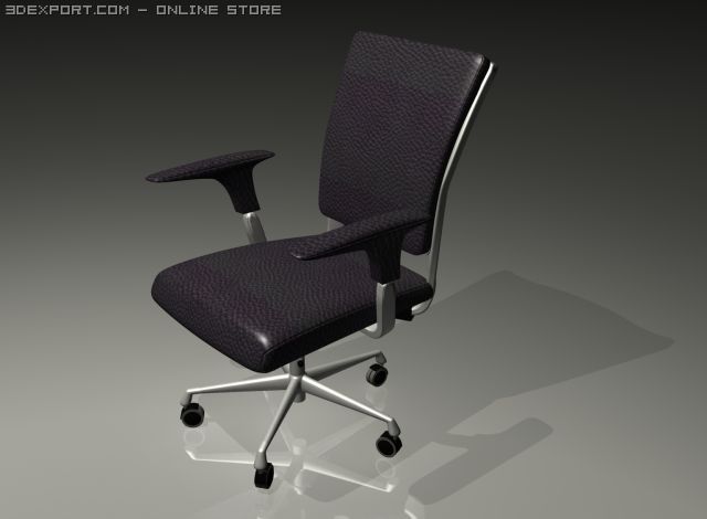 armchair 3D Model .c4d .max .obj .3ds .fbx .stl .blend 