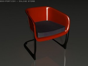 sofa armchair pack 3D 모델