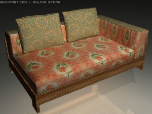 sofa armchair pack 3D 모델