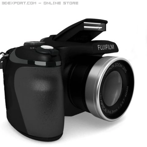 finepix s700 digital camera 3D Model .c4d .max .obj .3ds .fbx .stl .blend 