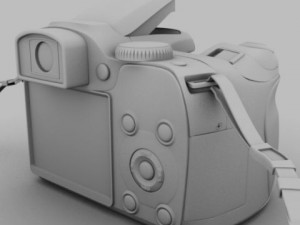 finepix s700 digital camera Model 3D