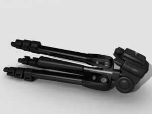 compact tripod Model 3D