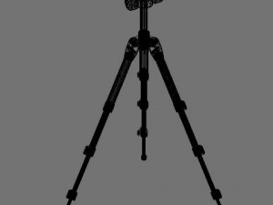 compact tripod Model 3D
