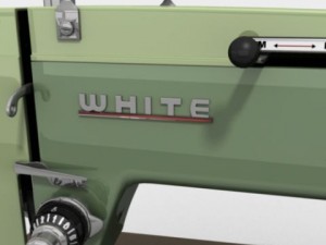 white sewing machine model 530 3D Model