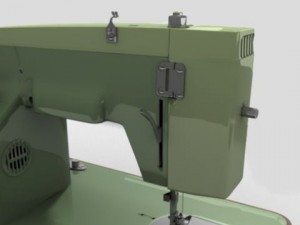 white sewing machine model 530 3D Model
